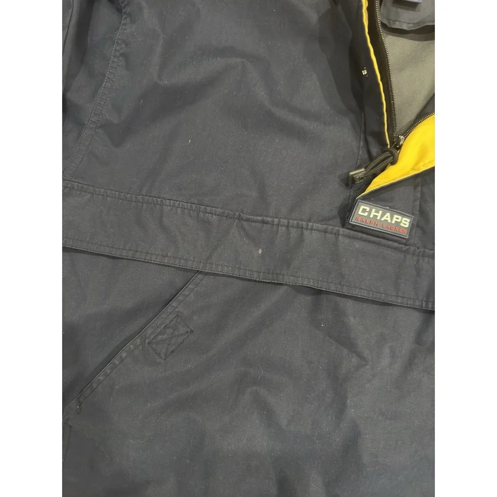 Vintage 90s Chaps Ralph Lauren Anorak Jacket Mens Large Navy Sailing Pullover